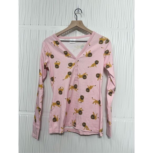 Hanna Andersson Other - New Hanna Andersson Women’s Pink Lion Organic Cotton Pajama Top